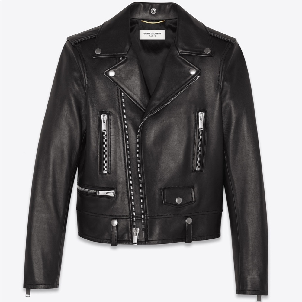 Saint Laurent Lambskin Leather Jacket